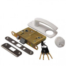 Замок врезной ЗВАД-1-10МЛ (бел._св.сер.)