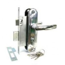 Замок врезной цилиндр. ЗВ.7.2 (хром)